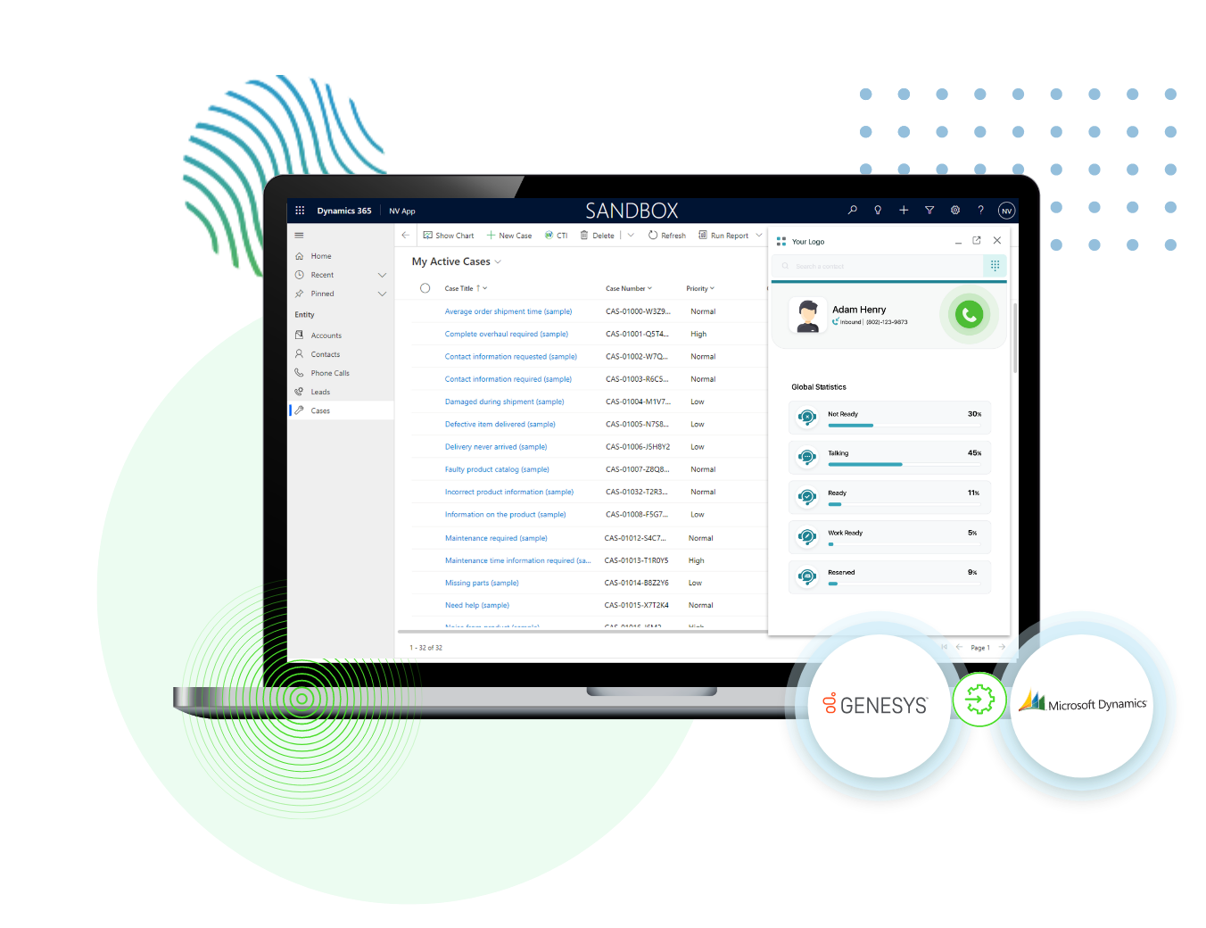 MS Dynamics Genesys CTI Connector