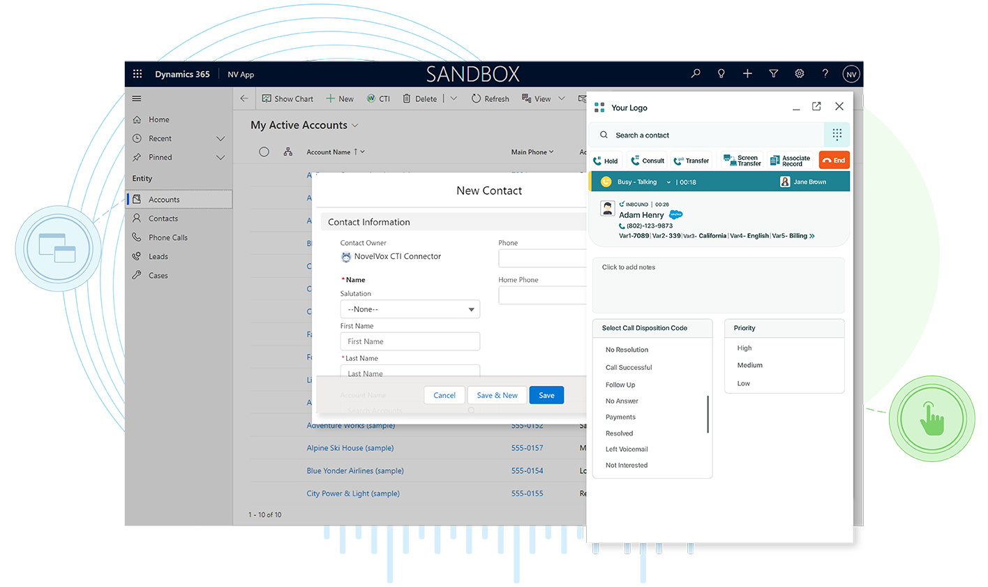 avaya cti integration with dynamics crm