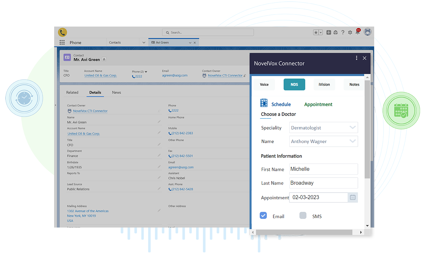 avaya integration with salesforce