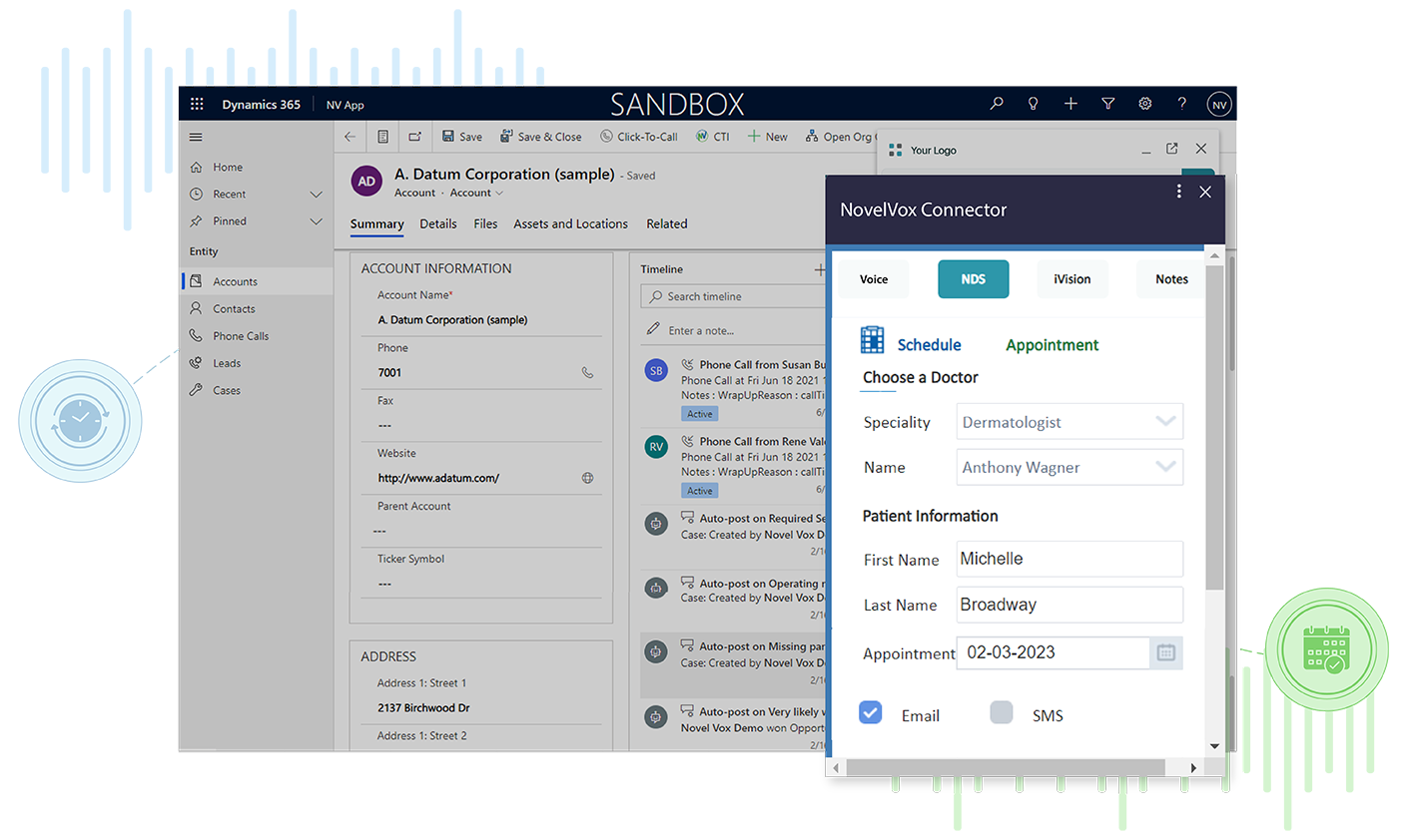 avaya microsoft dynamics integration