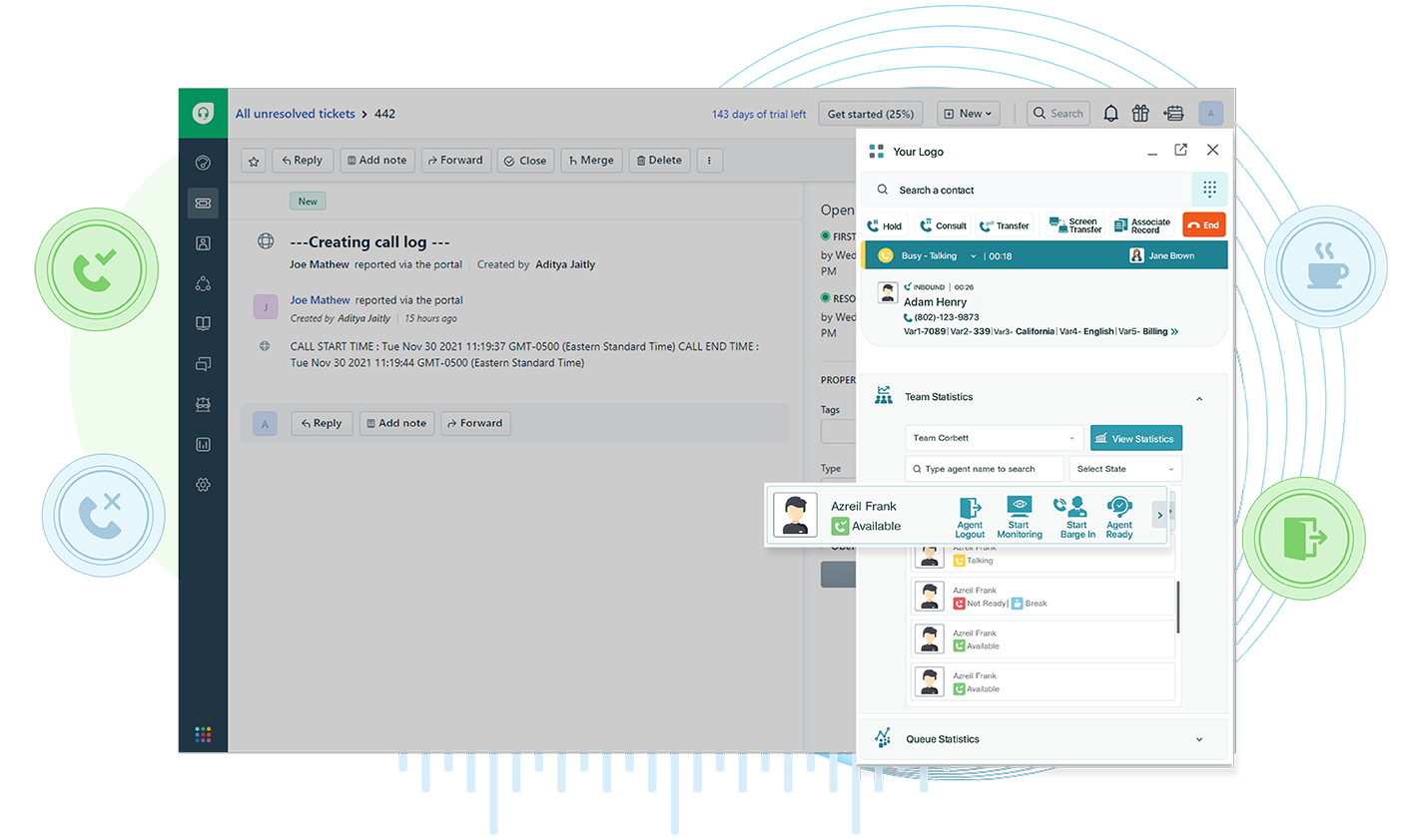 Robust Reporting and Call Management