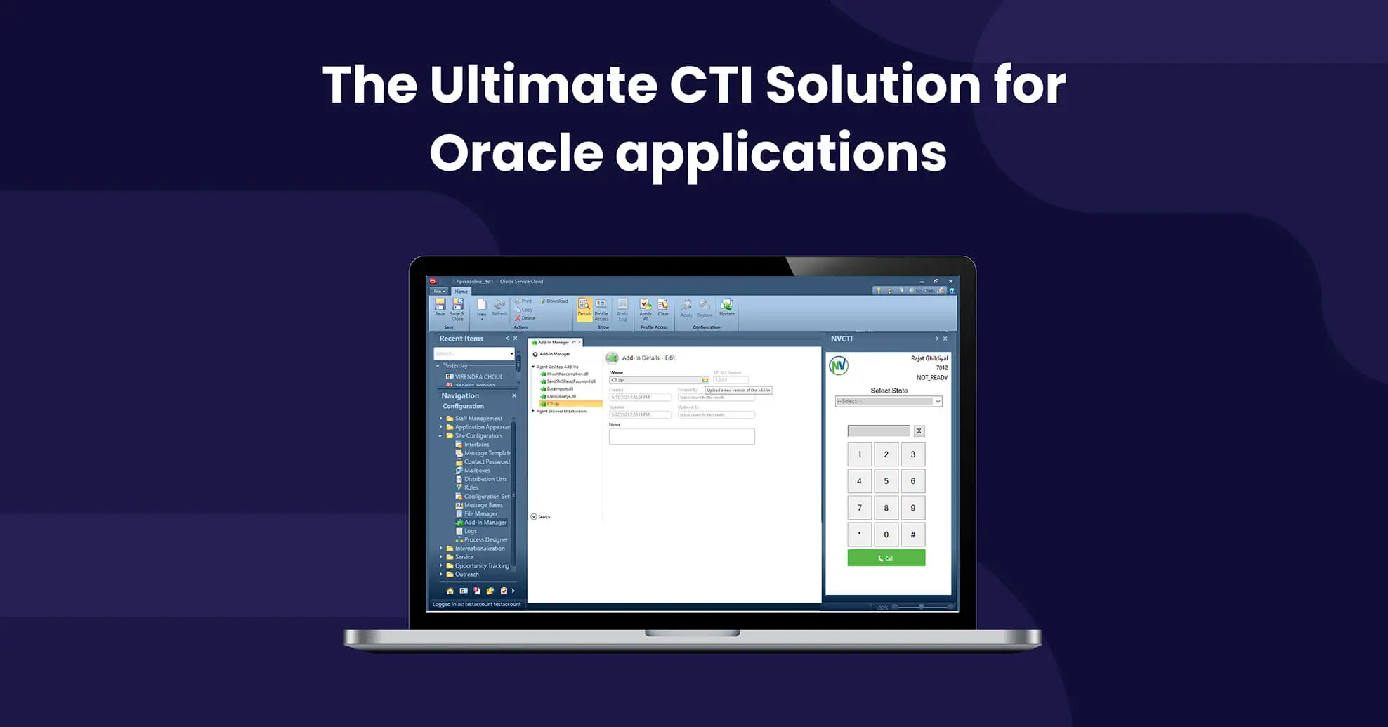 Oracle CTI Integration