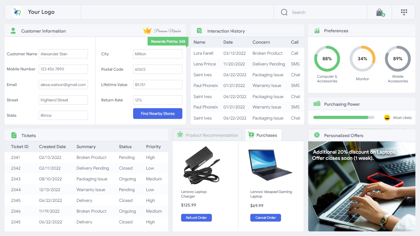 Easily Customizable Unified Agent Desktop