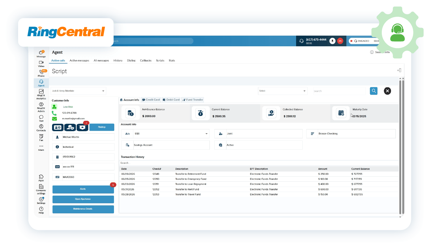 NovelVox for RingCentral | Agent Accelerator, CCIP, CTI & Wallboards