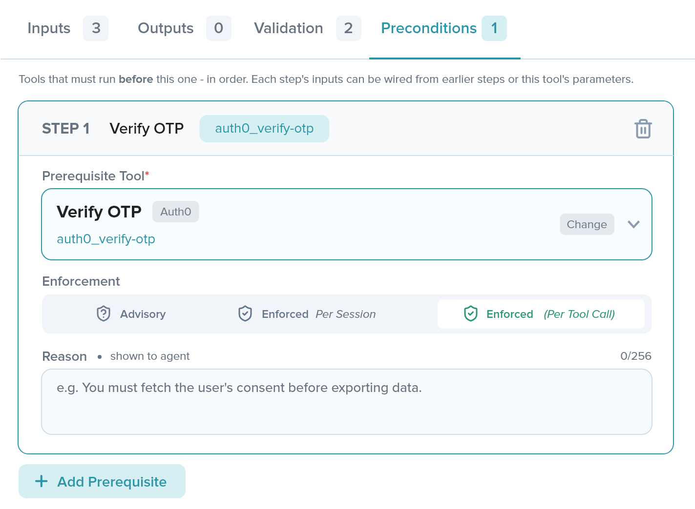Sequencing Enforced at the Backend