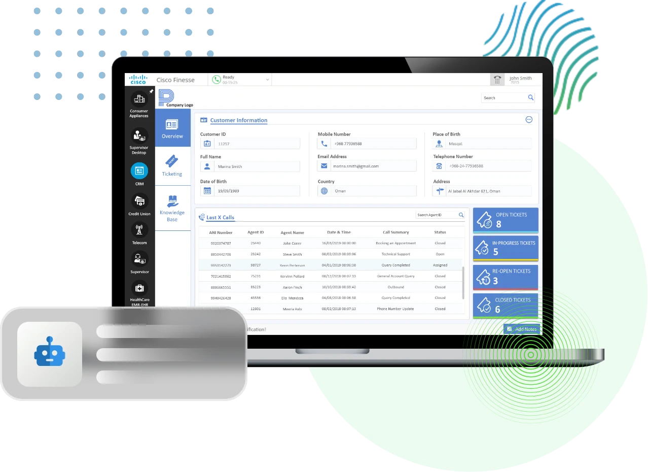 Cisco Finesse Gadget Banner